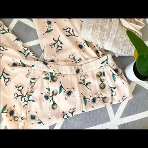 Floral High Waisted Pants